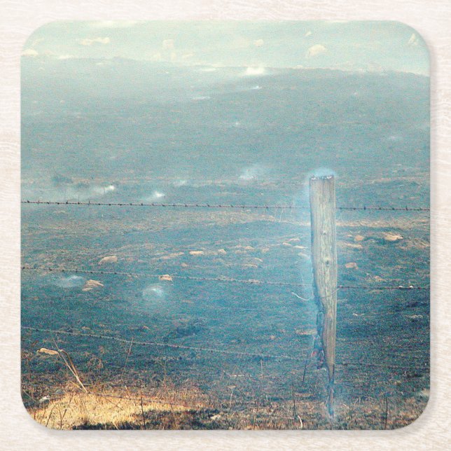 Wildfire Rechteckiger Pappuntersetzer (Vorderseite)