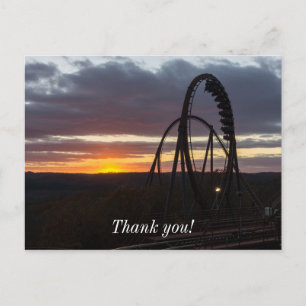 Wildfire-Sonnenuntergang Postkarte