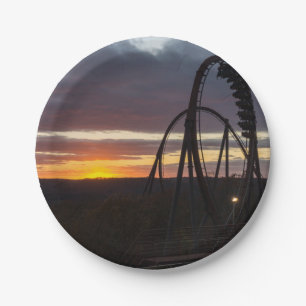 Wildfire Sunset Pappteller