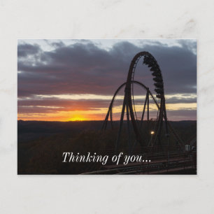 Wildfire Sunset Postkarte