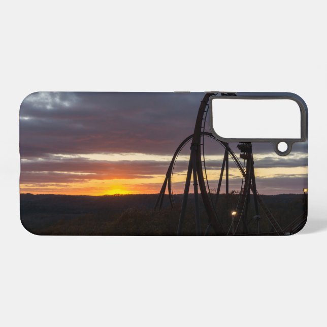 Wildfire Sunset Samsung Handy Case Galaxy Hülle (Rückseite (Horizontal))