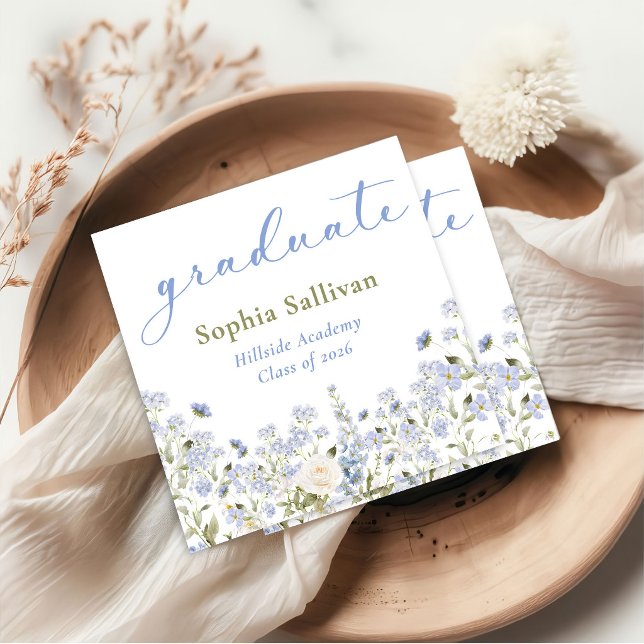 Wildflower-Abschlussfeier Serviette (Von Creator hochgeladen)