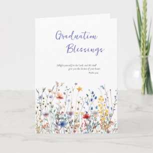 Wildflower-Abschlusssegen Orthodox Christlich Karte