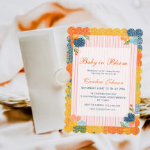 Wildflower-Baby-in-Bloom-Babyparty-Einladung mit g