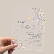 Wildflower-Baby-In-Blüte-Baby-Shower-Tor