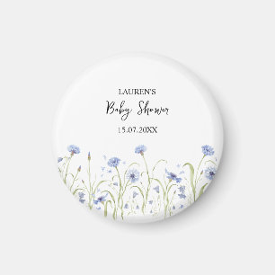 Wildflower-Baby-Shower-Einladung Magnet
