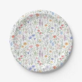 Wildflower Baby Shower Napkins Pappteller