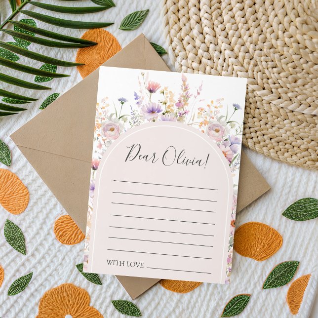 Wildflower Birthday Time Capsule Card Einladung (Von Creator hochgeladen)