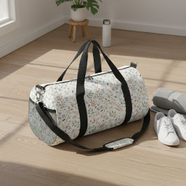 Wildflower Boho Duffle Bag