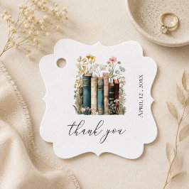 Wildflower Books Geschenkanhänger zur Danksagung f