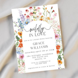 Wildflower Brautparty-Einladungsvorlage, Boho Einladung