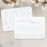 Wildflower-Display-Shower-Baby-Shower-Karte – Stau