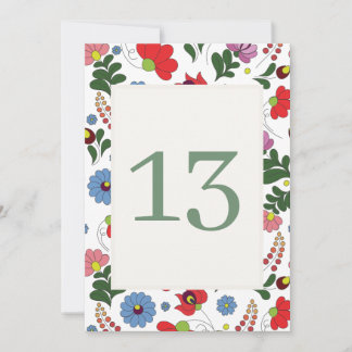 Wildflower Farmhouse Folk Wedding Einladung