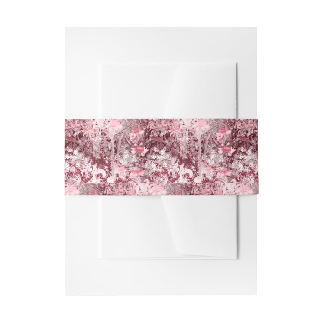Wildflower Field Impressionism-Mauve Einladungsbanderole (Vorderseite Beispiel)