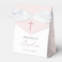 Wildflower Floral Girl Baptism Geschenkschachtel