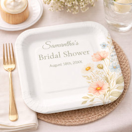 Wildflower Garden Party Event Pappteller