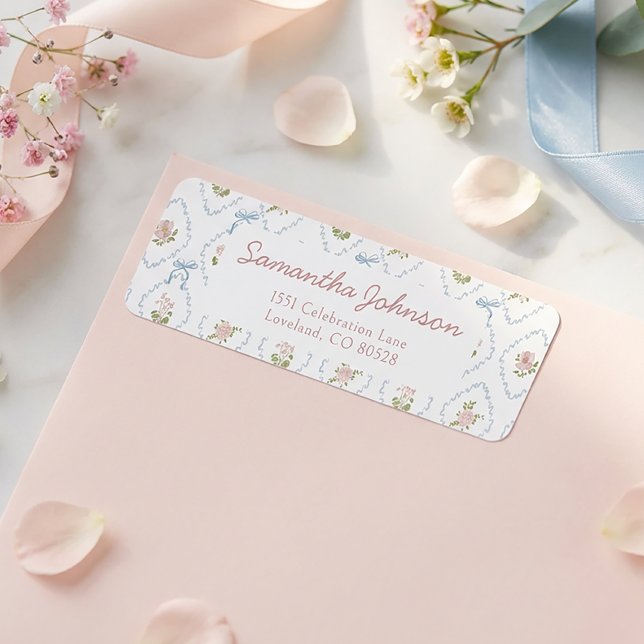 Wildflower Graduation Party Return Address (Von Creator hochgeladen)