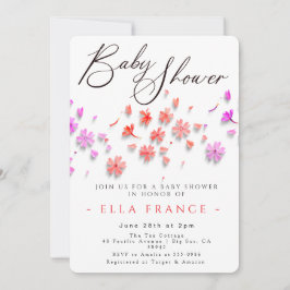 Wildflower Love Is in Bloom Baby Shower  Einladung