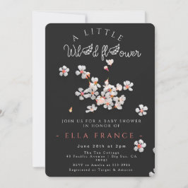 Wildflower Love Is in Bloom Baby Shower  Einladung