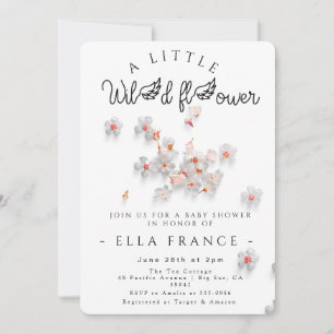 Wildflower Love Is in Bloom Baby Shower Einladung