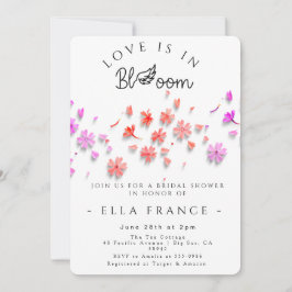 Wildflower Love Is in Bloom Brautparty  Einladung