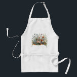 Wildflower meadow botanical garden flowers schürze<br><div class="desc">Natural wildflower meadow with delicate botanical blossoms. A colorful mix of poppies,  daisies and garden flowers creates a lively spring nature scene inspired by blooming fields.</div>
