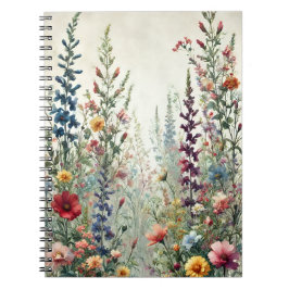 Wildflower Meadow – Delicate Botanical Floral Notizblock