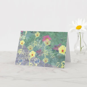 Wildflower Original Kunst Für jeden Anlass Blank Karte