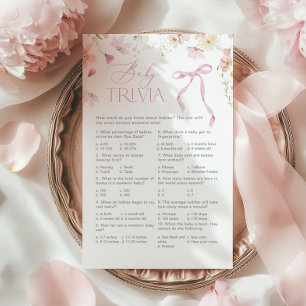 Wildflower Rosa Fantastische Schleife Baby Trivia