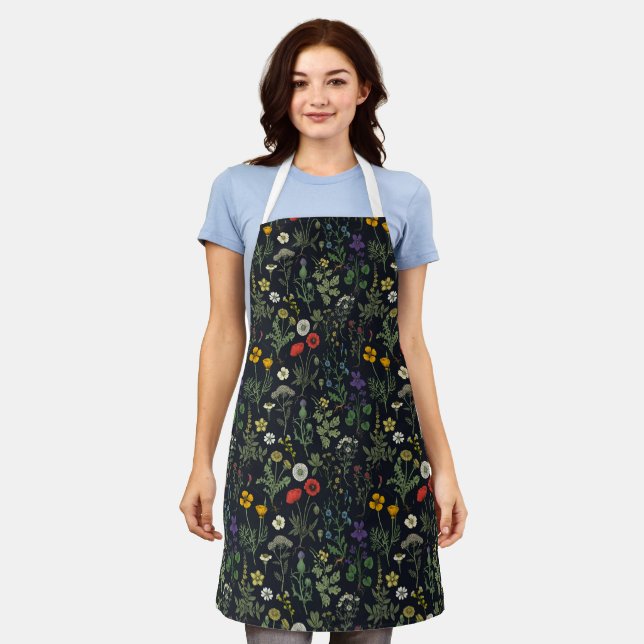 Wildflowers collage schürze (Getragen)