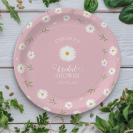 Wildflowers Foliage Greenery Garden Bridal Shower Pappteller