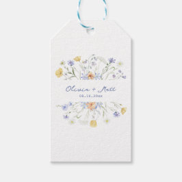 Wildflowers handritten wedding geschenkanhänger