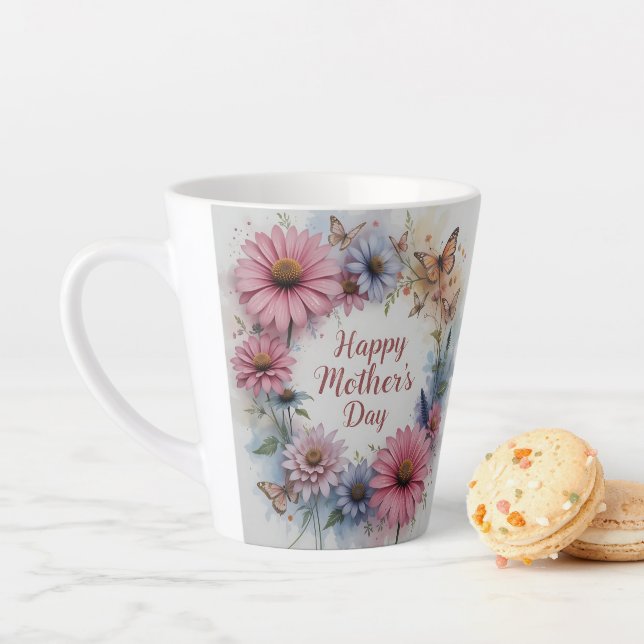 WildFlowers Happy Mother's Day Milchtasse (Beispiel)