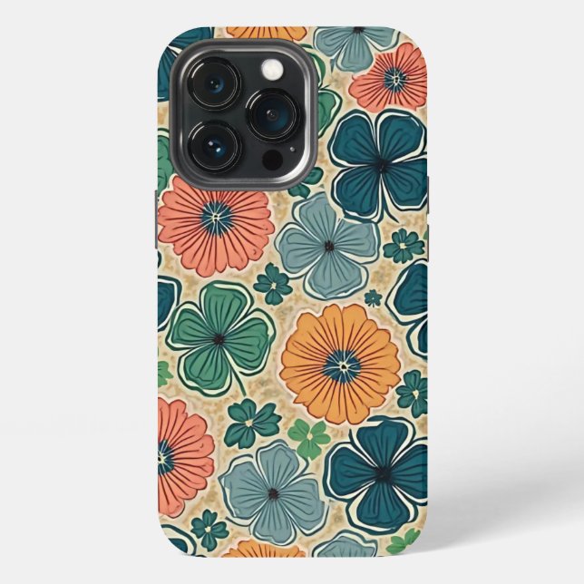Wildflowers Harmonious Tones iPhone 13 Pro Hülle (Hinten)