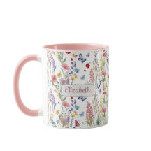 Wildflowers & Pink | Personalized Boho Gift for He