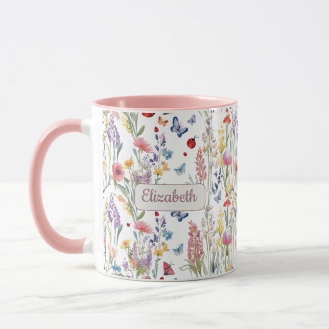 Wildflowers & Pink | Personalized Boho Gift for He Tasse (Links)