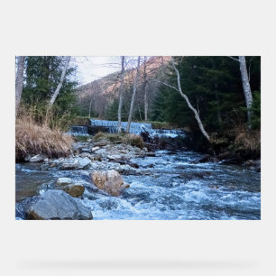 Wildfluss - Wilde Natur Rumänien Acrylschild