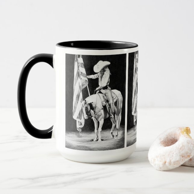 Wildgebet (Ballpoint) Tasse (Mit Donut)