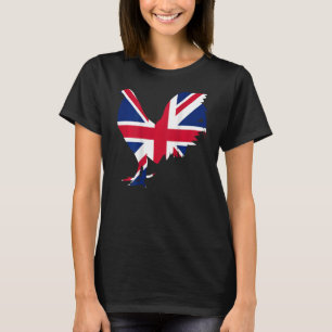 Wildgeflügel Vereinigtes Königreich UK Fahnengeflü T-Shirt