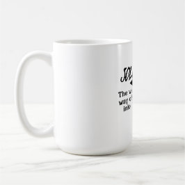 Wildheit, die die Dinge in die richtige Perspektiv Kaffeetasse
