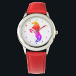 Wildhortenbeobachtung Armbanduhr<br><div class="desc">Geschenk für wilde Pferde - MIGNED Painting</div>