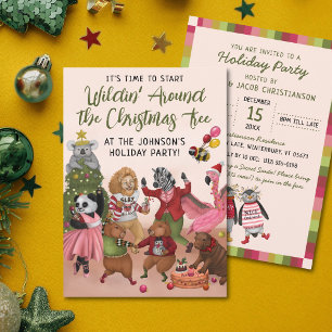 Wildin' Rund um die Weihnachtsbaumfeier Einladung