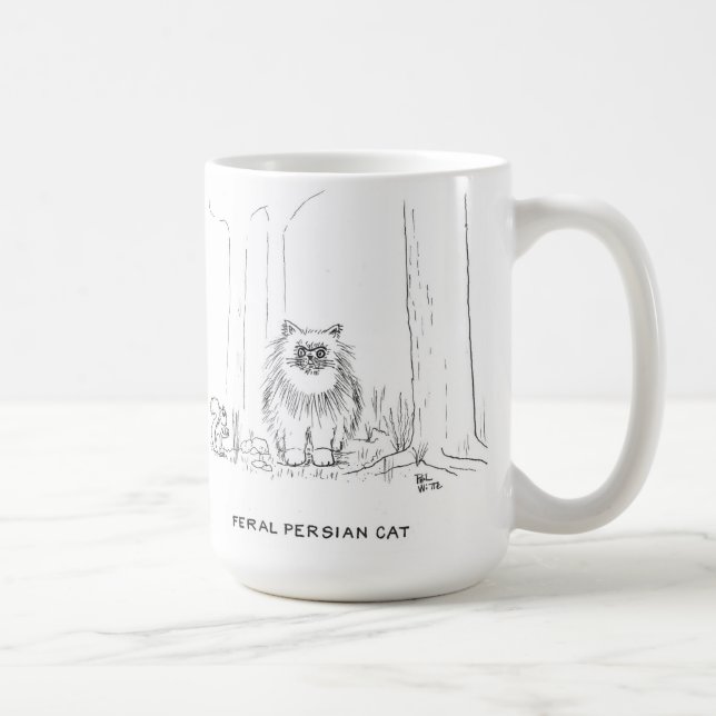 Wildkatze Kaffeetasse (Rechts)