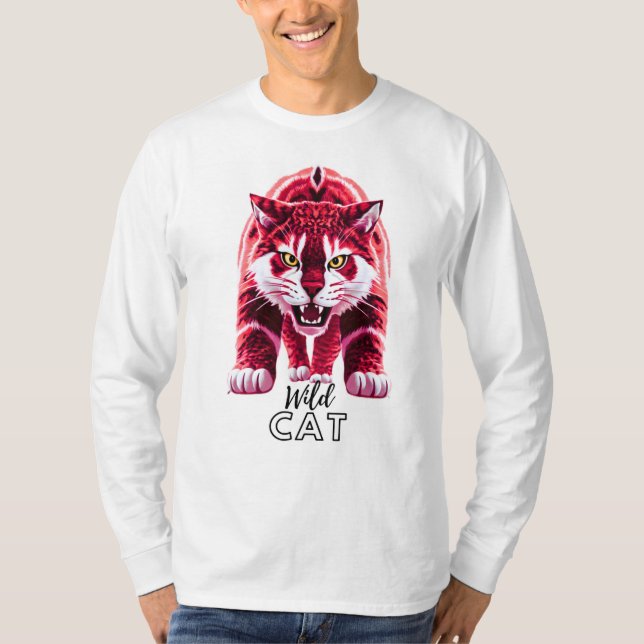 Wildkatze T-Shirt (Vorderseite)