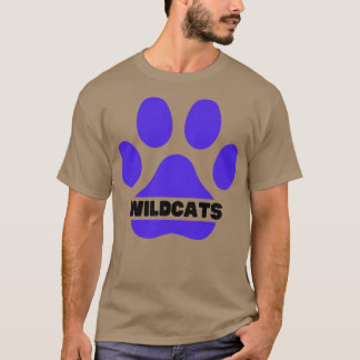 Wildkatzen Paw Distressed Grunge Wildcats Prix 6 T-Shirt