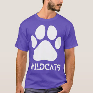 Wildkatzen Paw erschütterte Grunge Wildcats Prix T-Shirt