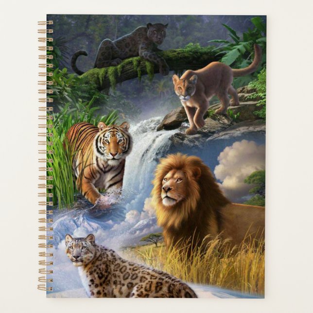 Wildkatzen Planer (Vorderseite)