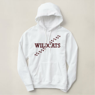 Wildkatzentatzen-Druck Hoodie Bestickter Hoodie