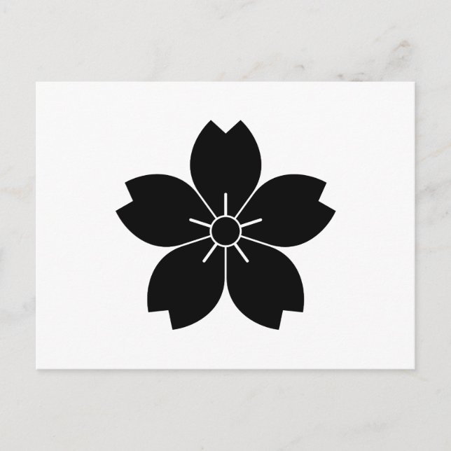 Wildkirschblüte Postkarte (Vorderseite)