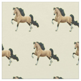 Wildleder-Amerikaner Saddlebred Pferdegewebe Stoff